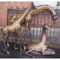 Beautiful Classic garden bronze brass giraffe statue